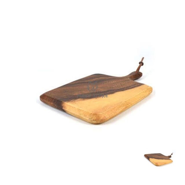 우드서빙보드 플레이팅도마 신사각 서빙보드 소 267mm