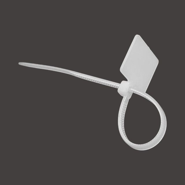 메모 가능한 마크타이, 케이블 정리함 화이트 110mm