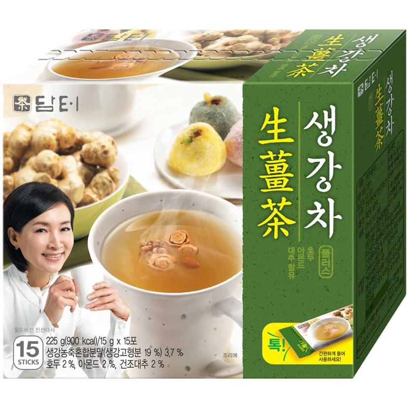 담터 생강차 플러스 15T - 따뜻하고 알싸한 건강차
