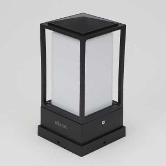 비츠온 사각 문주등 블랙 - 야외 정원 조명 100x100mm