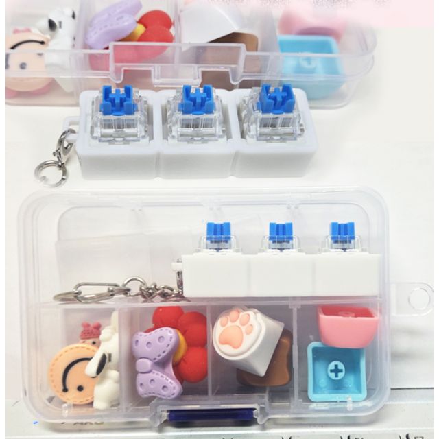 커스텀 키캡 키링 고양이발바닥 나만의 diy 고양이발바닥 단체선물 중학생 고등학생 구운빵