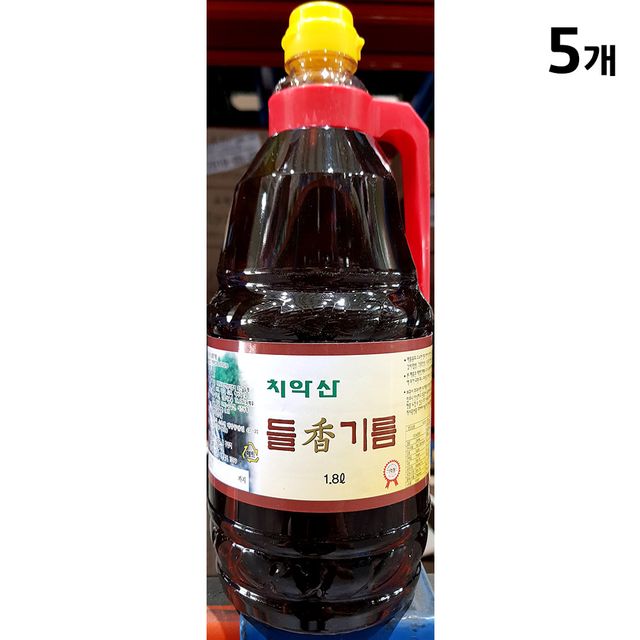 들향기름 치악산 1.8L X5 대용량 세트 건강한 식탁 필수