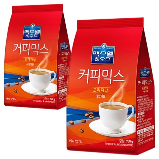 맥스웰하우스 오리지날 커피믹스 900g - 대용량 인스턴트