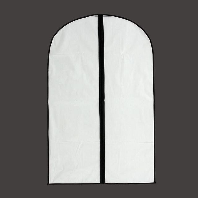 반투명 지퍼식 옷커버 (5p 블랙 60x100cm)