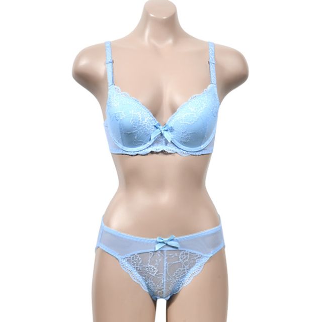 레이스 와이어 3/4몰드 A컵 브라팬티세트