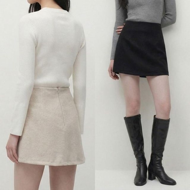 30대 정장스커트 여친룩 프릴스커트 정장 몸매 슬림
