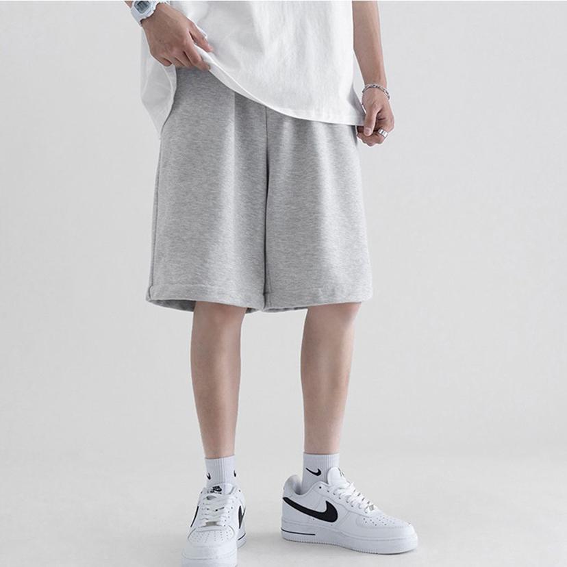 남성 데일리 면 5부 반바지 밴딩 추리닝 트레이닝 바지