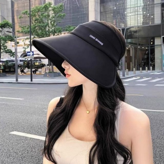 uv 스포츠캡 와이드 UV선캡 여자 썬캡 초경