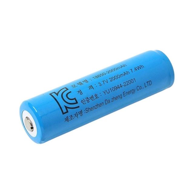 18650 2000mAh 리튬이온 충전지 (2p 스몰캡)