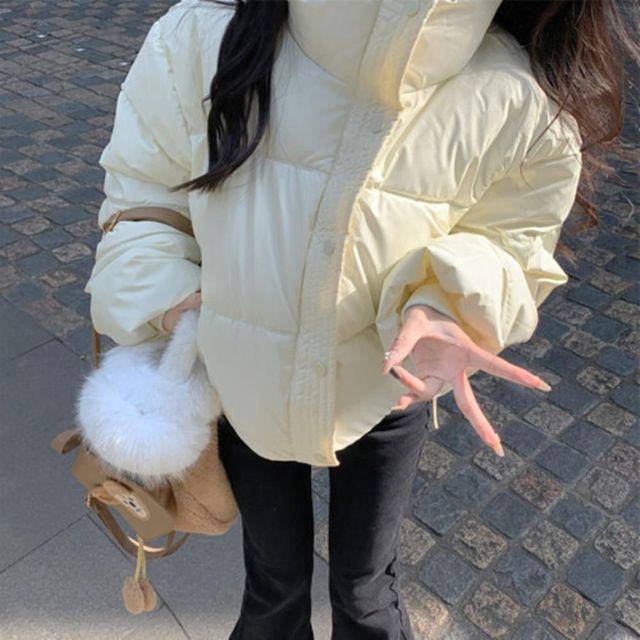 크롭 겨울점퍼 패딩 겨울 파카 다운 롱패딩 코트 신상