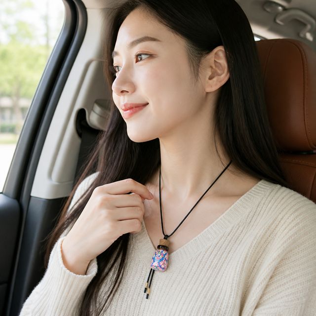 아로마 디퓨저 목걸이 에센셜 오일 공병 실내 방향제 휴대용 만들기