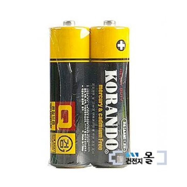 코란도 망간 AA 건전지 2알 세트 1.5V 배터리