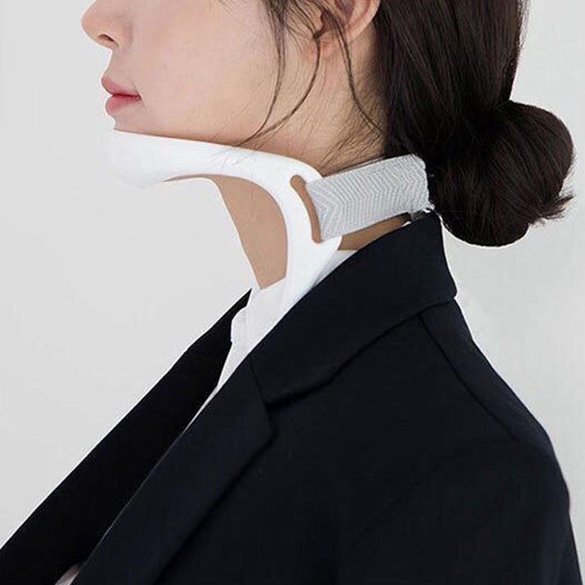 목 스트레칭 받침 편안한 견인기 - 거북목 일자목 교정 보조기