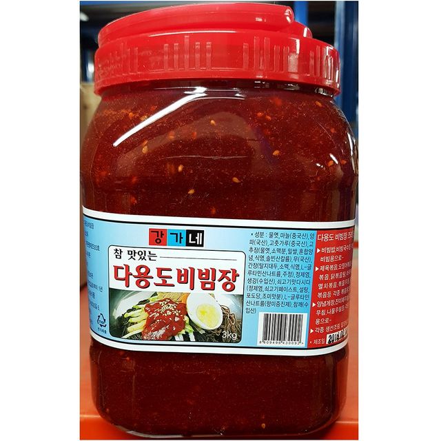 강가네 다용도비빔장 3KX4 냉면비빔장 냉면재료 즉석