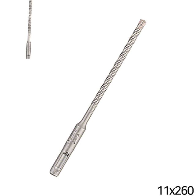 보쉬 햄머드릴비트 11x260mm, 4날 철근 콘크리트
