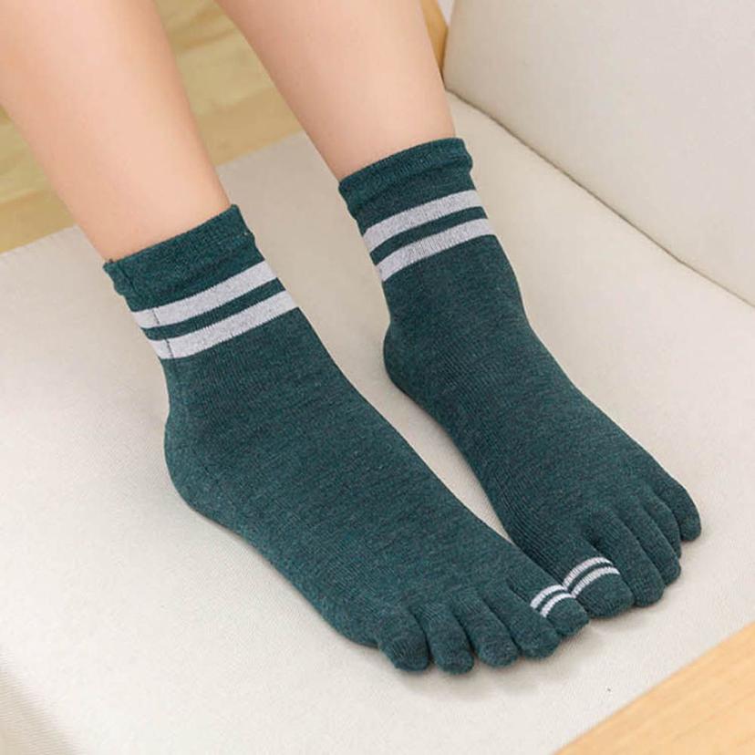 여성 패션 발가락 양말 엄지 덧신 - 귀여운 땀 흡수