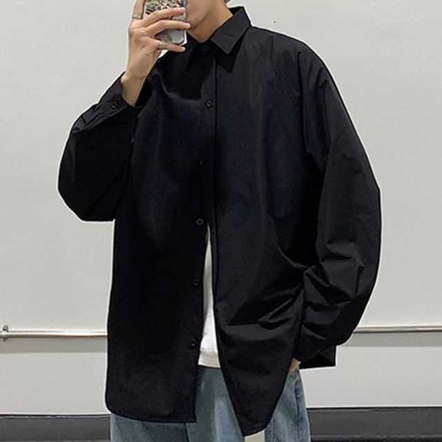 남녀공용 단가라 드레스 빅사이즈 남성 신상 정장 셔츠