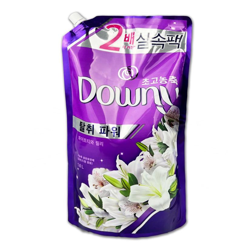 다우니 고농축 섬유유연제 화이트티와 릴리 1.6L