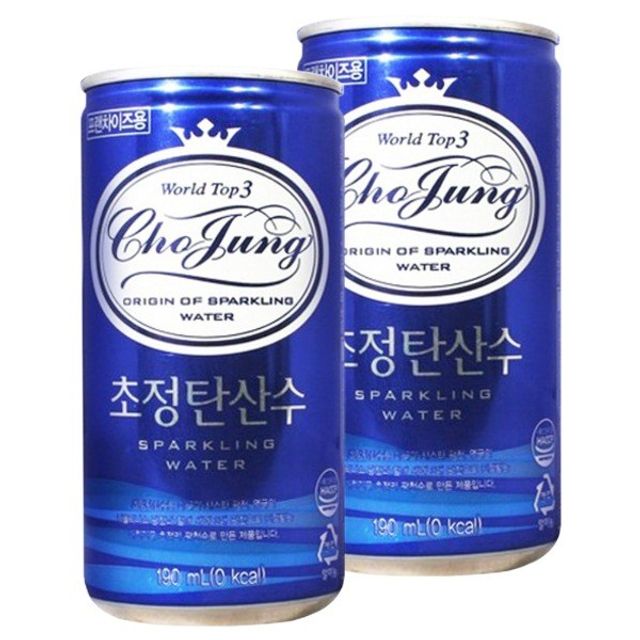 일화 초정탄산수 플레인 190ml x 30캔 - 천연 탄산수
