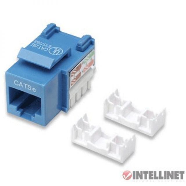 Intellinet 키스톤잭 Cat5e 블루