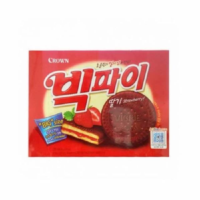 크라운 빅파이 324g, 겉바속쫄 초대형 과자