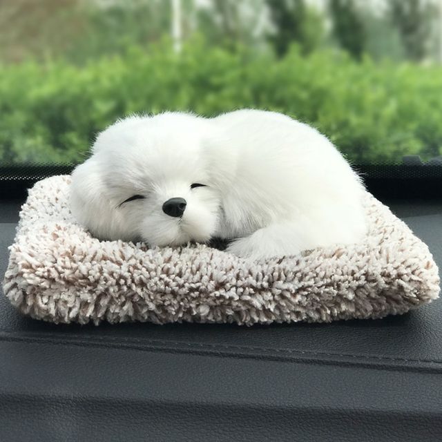 차꾸템 아기 강아지 리얼 인형 인테리어 소품 장식용
