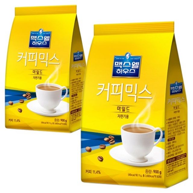 맥스웰하우스 마일드 커피믹스 900g 대용량 인스턴트
