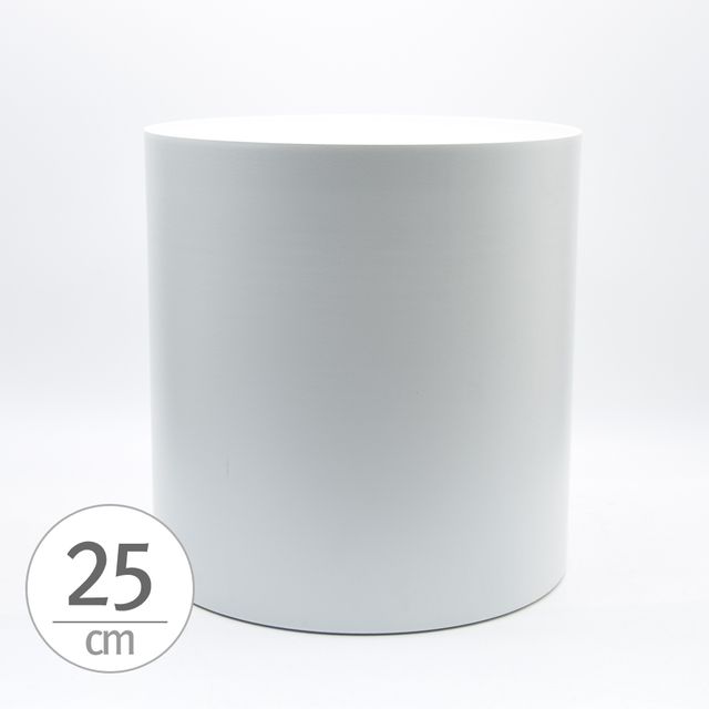법랑 메탈 원통형 화분 (대1호) 25X26cm 화이트 - 깔끔한 인테리어 화분