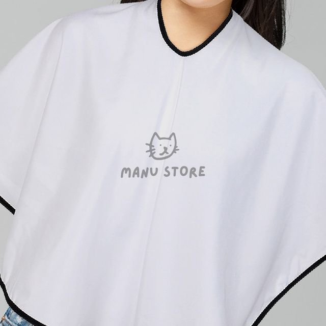 짧은컷트보 헤어컷트 미용 커트보 화이트