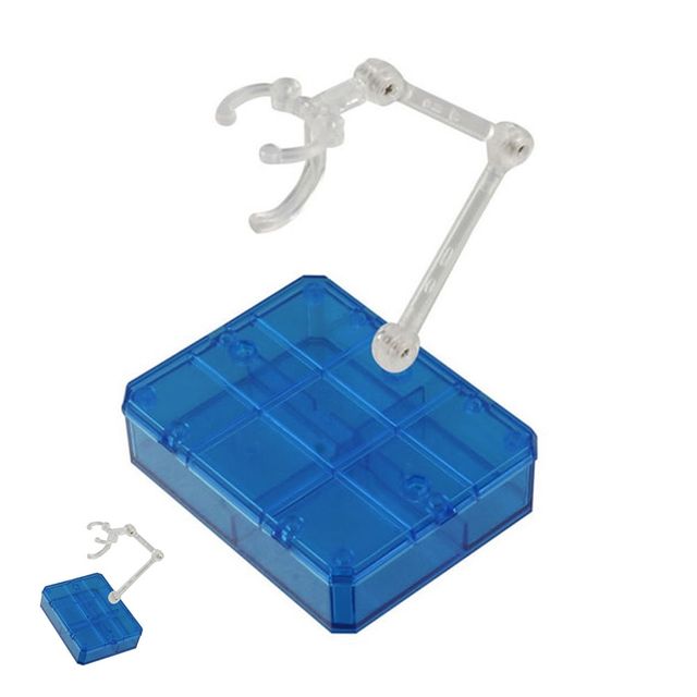 피규어쇼케이스 피규어트레이 투명파랑 수납형 액션베이스