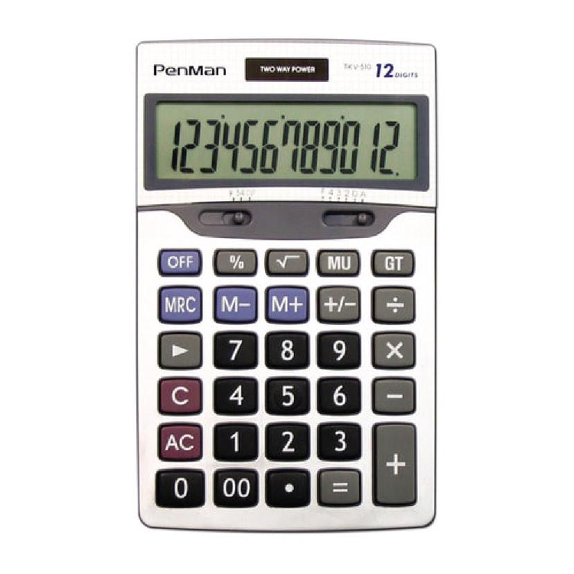 펜맨 쌀집 계산기 TKV-510 - 사무용 회계용 일반 계산기