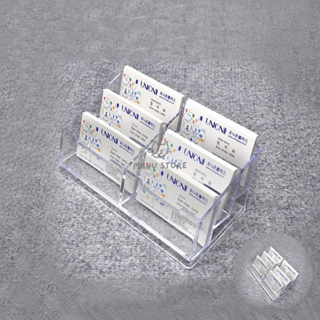 명함분류케이스 명합집 6단꽂이 215x125x60mm