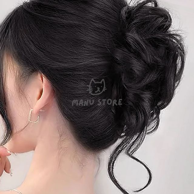 남성머리스타일 가발핀 올림머리 집게핀 가발 블랙