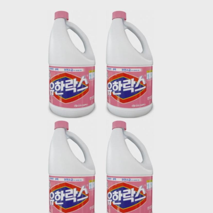유한락스 후로랄 2L 4개입 대용량 살균 소독제