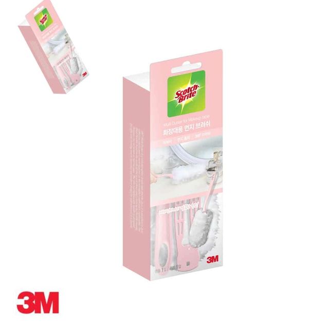 3M 스카치브라이트 화장대용 먼지 브러쉬 핸디청소기 소형청소기 먼지털이기 청소기