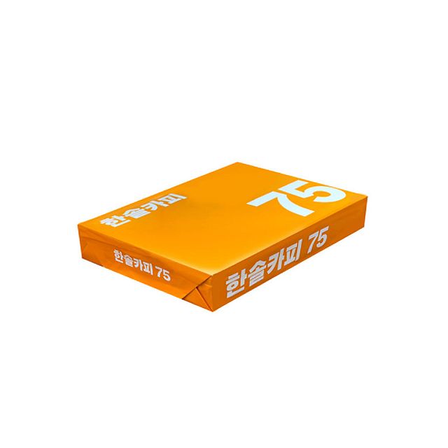 한솔 A4 복사용지 75g 500매 1권 - 고품질 사무용 인쇄용지 문구세트