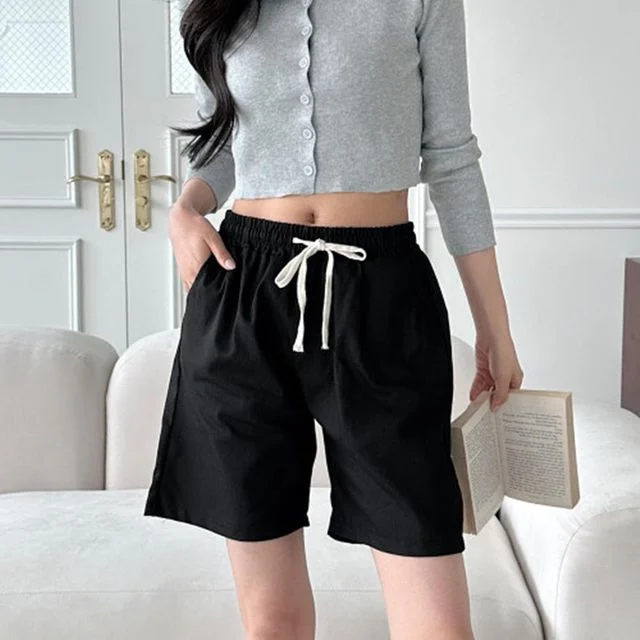 여성반바지 짧은바지 5부바지 숏팬츠 밴딩바지 여름
