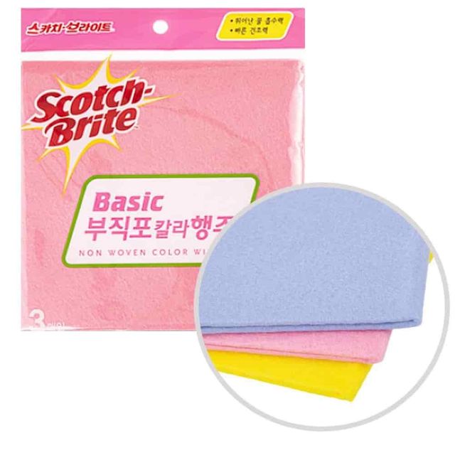 행주 3p 부직포걸레 주방행주 다용도걸레 식탁행주