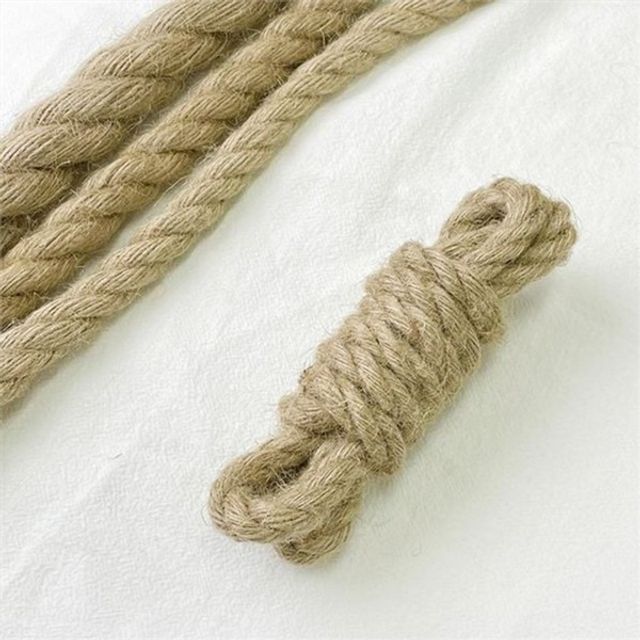 마 끈로프 22mm 황마 포장용 밧줄 인테리어 수공예 실