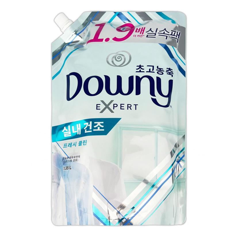 다우니 고농축 섬유유연제 실내건조 1.35L - 향기 지속