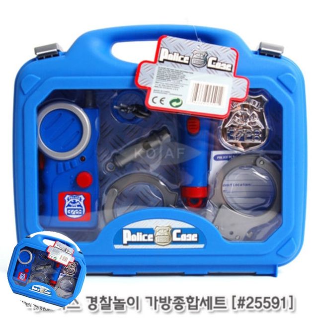 아동장난감 유치원장난감 경찰놀이 가방종합세트