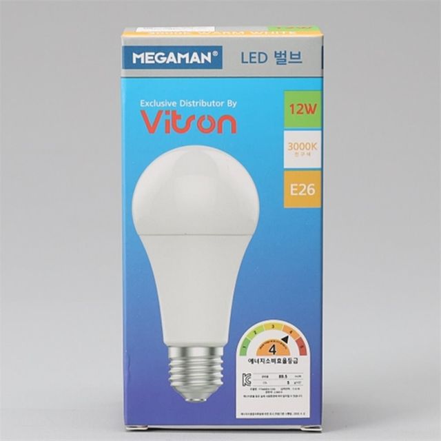 벌브 LED MEGA 12W 전구 A60 벌브LED 엘이디전구 볼전구