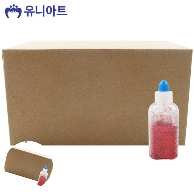 슬라임글리터 반짝이가루 메탈 반짝이 가루 빨강 20개입