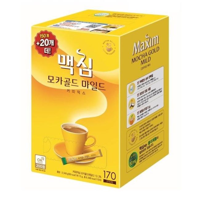 맥심 모카골드 마일드 커피믹스 150T - 쿨샵 특가