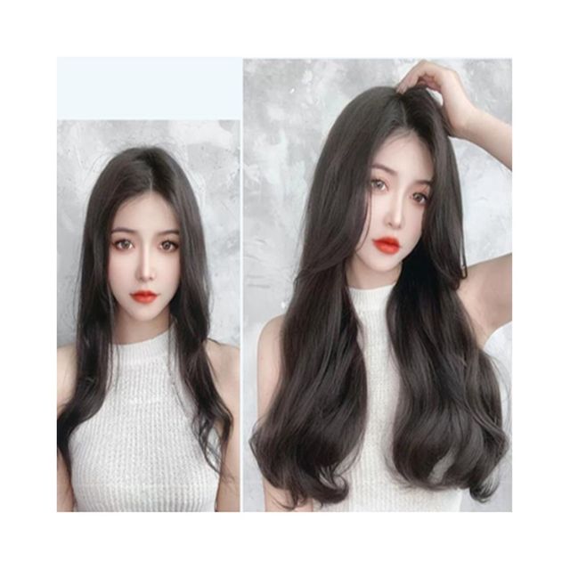 롱 웨이브 부분 가발 60cm 고정식가발 공연용가발 파티용가발