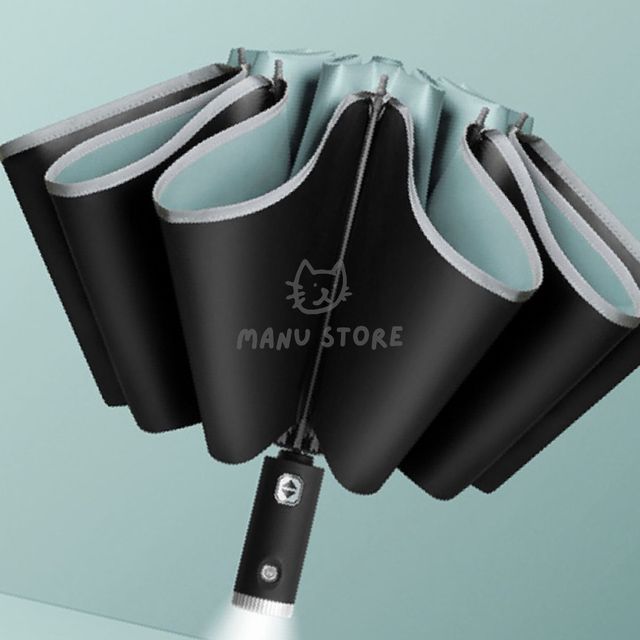 3단우산 4단자동우산 LED 자동 양산 우산 민트