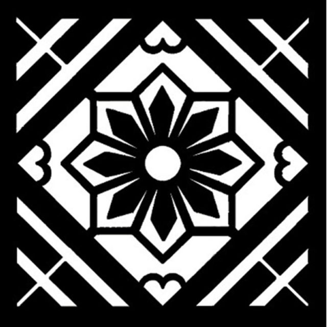 한지공예 문양 한지 120x120mm 10매