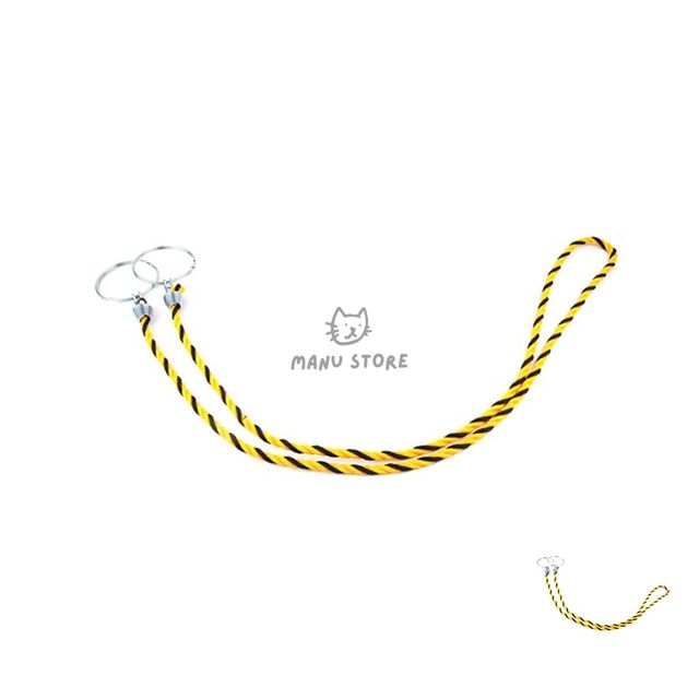 행사장 로프끈 링고리 황흑 로프 12mm x 2M 라바콘용