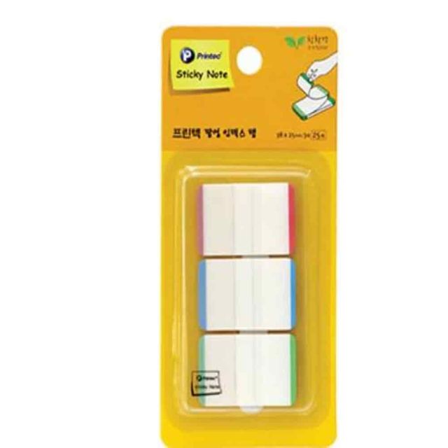 인덱스탭 38x25 25매 인덱스지 서류라벨 표기스티커 파일라벨