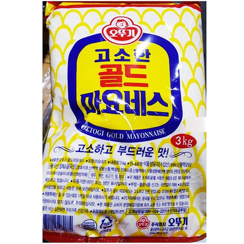 오뚜기 파우치 마요네즈 3kg - 업소용 대용량 식자재